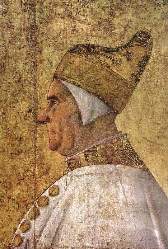 BELLINI, Gentile Portrait of Doge Giovanni Mocenigo oil painting image